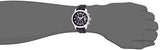 Guess Exec Chronograph Quartz Black Dial Black Leather Strap Watch for Men - W0076G1