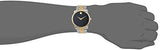 Movado Museum Classic Black Dial Two Tone Steel Strap Watch For Men - 606899