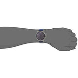 Tommy Hilfiger Chase Grey Dial Blue Leather Strap Watch for Men - 1791578