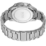 Hugo Boss Driver Black Dial Silver Steel Strap Watch for Men - 1512883