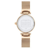 Coach Park Mother of Pearl Dial Rose Gold Mesh Bracelet Watch for Women - 14503511