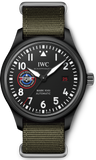 IWC Pilot’s Watch Mark XVIII Top Gun Edition “SFTI” Black Dial Green Nylon Strap Watch for Men - IW324712