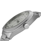 Gucci GG2570 Silver Dial Silver Steel Strap Watch For Men - YA142308