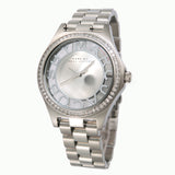 Marc Jacobs Henry Transparent Silver Dial Silver Stainless Steel Watch for Women - MBM3337