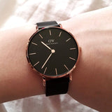Daniel Wellington Grand Petite DW00100307 watch on wrist