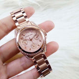 Michael Kors Blair Rose Gold Dial Rose Gold Steel Strap Watch for Women - MK5613