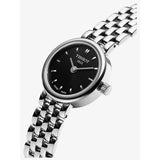 Tissot T Lady Lovely Black Dial Silver Steel Strap Watch For Women - T058.009.11.051.00