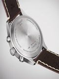 Tissot Chrono XL Vintage Blue Dial Brown Leather Strap Watch For Men - T116.617.16.042.00