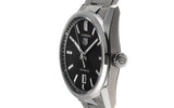 Tag Heuer Carrera Date Black Dial Silver Steel Strap Watch for Men - WBN2110.BA0639