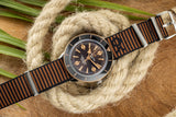 Breitling Superocean Heritage '57 Outerknown Limited Edition Brown Dial Brown NATO Strap Watch for Men - U103701A1Q1W1