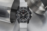 Breitling Endurance Pro Black Dial White Rubber Strap Watch for Men - X82310A71B1S1