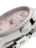 Gucci G Timeless Quartz Pink Dial Silver Steel Strap Watch for Women - YA1265061