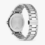 Gucci G Timeless Brown Dial Silver Steel Strap Watch For Men - YA126445