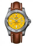 Breitling Avenger 11 Seawolf Stainless Steel Cobra Yellow Dial Mens Watch - A1733110/I519/434X