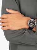 Tissot Chrono XL Classic Black Dial Black Leather Strap Watch For Men - T116.617.16.057.00