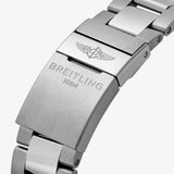 Breitling Avenger Automatic 43mm Black Dial Silver Steel Strap Watch for Men - A17318101B1A1