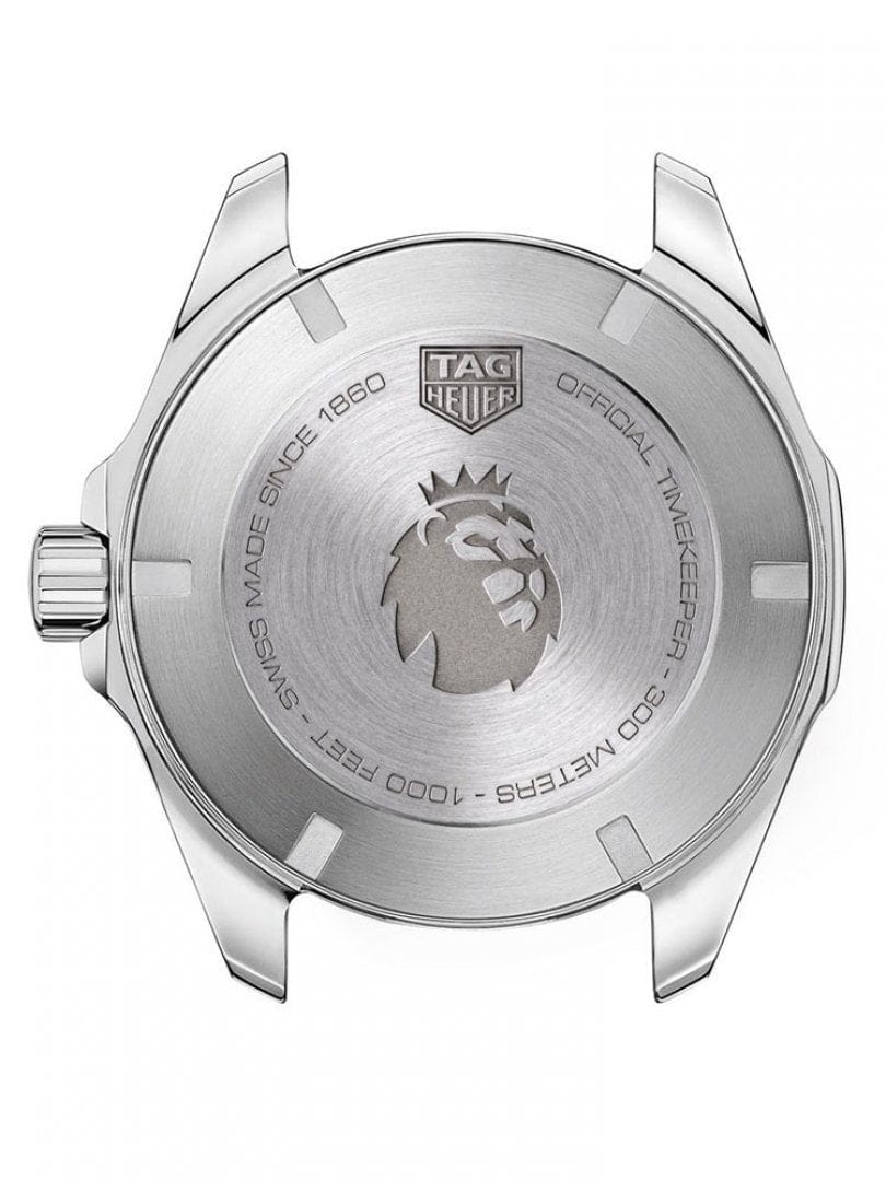 Tag Heuer Aquaracer Calibre 5 Premiere League Edition Black Dial Silver Stainless Steel Watch for Men - WAY201D.BA0927