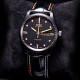 Mido Multifort Automatic Special Edition Black Dial Black Leather Strap Watch For Men - M005.430.36.051.80