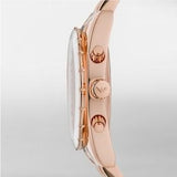 Emporio Armani Sportivo White Dial Rose Gold & White Steel Strap Watch For Women - AR5942