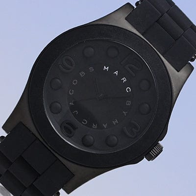 Marc Jacobs Pelly Black Dial Black Silicone Strap Watch for Women - MBM2531