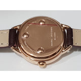 Marc Jacobs Betty White Dial Brown Leather Strap Watch for Women - MJ1481