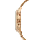 Guess Mini Sunrise Chronograph Quartz Rose Gold Dial Rose Gold Steel Strap Watch For Women - W0448L3