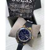 Guess Overdrive Black Dial Black Rubber Strap Watch for Women - W0149L4