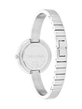 Calvin Klein Authentic White Dial Silver Steel Strap Watch for Women - K8G23146