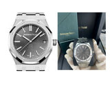 Audemars Piguet Royal Oak Automatic Grey Dial Silver Steel Strap Watch for Men - 15510ST.OO.1320ST.05