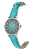 Tissot Everytime Lady Green Dial Green Leather Strap Watch for Women - T143.210.17.091.00