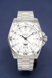 Gucci Dive Quartz White Dial Silver Steel Strap Watch for Men - YA136302