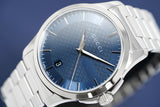 Gucci G Timeless Blue Dial Silver Steel Strap Watch For Men - YA126440