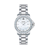 Movado Series 800 29mm Mother of Pearl Dial Diamond Watch For Women - 2600120