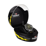 Tissot T Race Thomas Luthi Chronograph Grey Dial Black Rubber Strap Watch For Men - T092.417.27.067.00