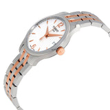 Tissot T Classic Tradition Lady White Dial Two Tone Steel Strap Watch For Women - T063.210.22.037.01