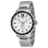 Tissot Quickster Chronograph Silver Dial Watch For Men - T095.417.11.037.00