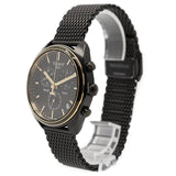 Tissot T Classic PR 100 Black Anthracite Dial Black Mesh Bracelet Watch For Men - T101.417.23.061.00