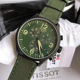 Tissot Chrono XL Green Dial Green NATO Strap Watch For Men - T116.617.37.097.00