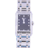 Longines Dolcevita Black Dial Silver Steel Strap Watch for Women - L5.258.4.57.6