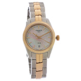 Tissot T Classic PR100 Mother of Pearl Dial Two Tone Steel Strap Watch for Women - T101.010.22.111.01