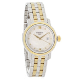 Tissot T Classic Bridgeport Automatic Mother of Pearl Dial Two Tone Steel Strap Watch for Women - T097.410.22.116.00