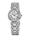 Longines PrimaLuna White Dial Silver Steel Strap Watch for Women - L8.110.4.71.6