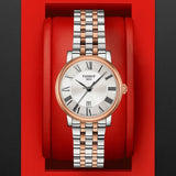 Tissot Carson Premium Lady Silver Dial Two Tone Steel Strap Watch For Women - T122.210.22.033.01