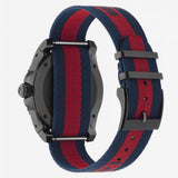 Gucci Dive Tiger Blue and Red Dial Blue Red Blue Nylon Strap Watch For Men - YA136215