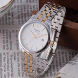 Tissot T Classic Tradition White Dial Two Tone Mesh Bracelet Watch for Women - T063.210.22.037.00