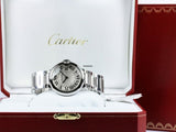 Cartier Ballon Bleu De Cartier Silver Dial Silver Steel Strap Watch for Women - W69011Z4