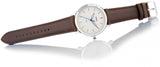 Fossil Minimalist Off White Dial Brown Leather Strap Watch for Men - FS5306