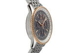 Breitling Navitimer Automatic 41mm Grey Dial Silver Steel Strap Mens Watch - U17326211M1A1