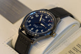 IWC Pilot’s Watch Mark XVIII Edition “Laureus Sport for Good Foundation" Blue Dial Black Nylon Strap Watch for Men - IW324703