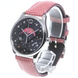 Gucci G-Timeless Moonphase Black Dial Pink Leather Strap Watch For Women - YA1264046